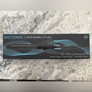 Bio Ionic 1.25 Black Long Barrel curling iron